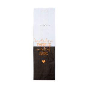 VEGETAL BAGS "THERE IS A LOT OF LOVE" PRINTED 10x35cm 10Kg