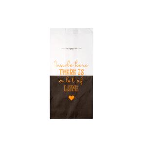 VEGETAL BAG "THERE IS A LOT OF LOVE" PRINTED 12x28cm 10Kg