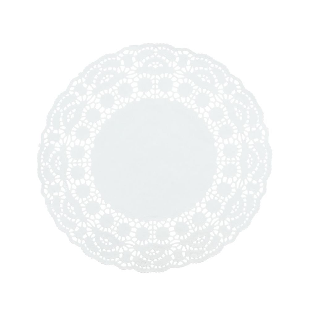 LACE PAPER SHEET ROUND D19cm 250pcs