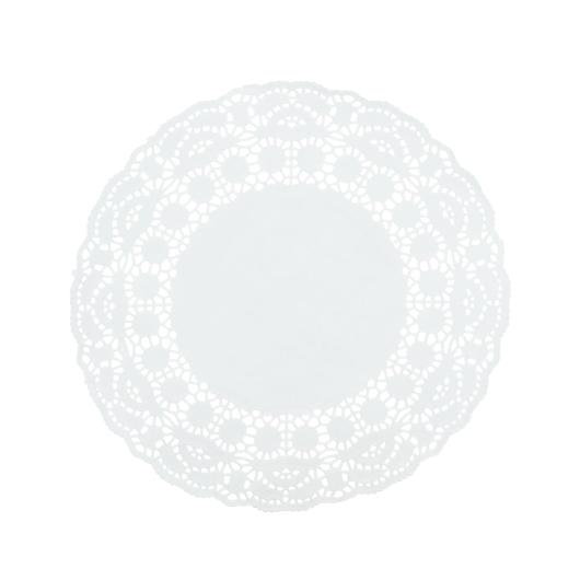 LACE PAPER SHEET ROUND D19cm 250pcs