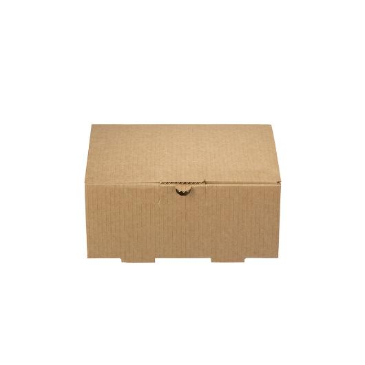 2 – LAYER KRAFT PAPER LARGE PORTION FOOD BOX 22,5x17x9,3cm 100pcs