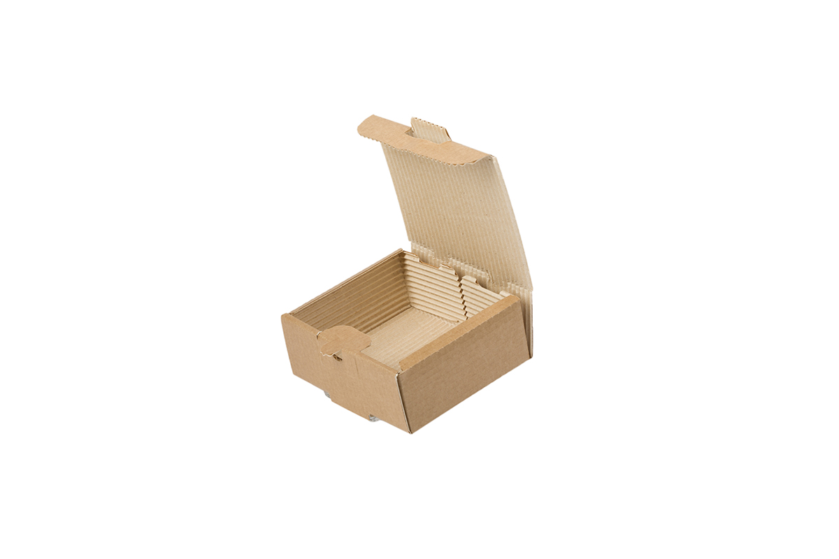 2 – LAYER KRAFT PAPER SINGLE FRIES PORTION FOOD BOX 13,8x11,5x5cm 100pcs