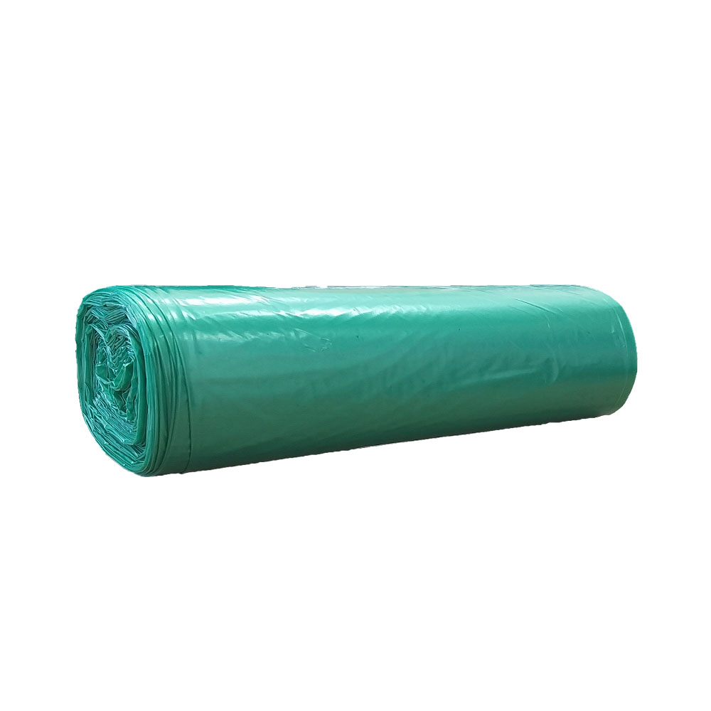 GARBAGE BAG ROLL 60Lt (60x80cm) GREEN 20pcs