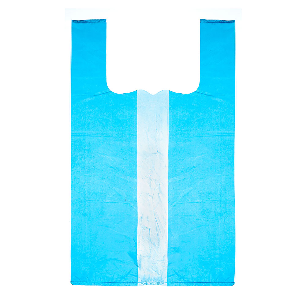 BLUE PLASTIC BAG DELUXE 30x50cm 1Kg
