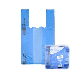 BLUE PLASTIC BAG SUPERDELUXE 22x37cm 1Kg