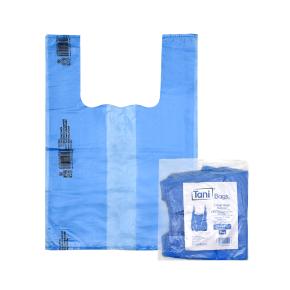 BLUE PLASTIC BAG DELUXE 25x43cm 1Kg