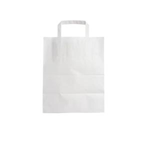 PAPER WHITE BAG "LUNCH BASKET" 250PCS (26X17X29cm)