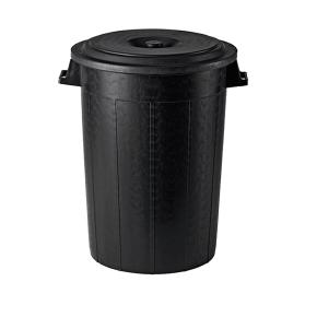 ΚΑΔΟΣ ΑΠΟΡΡΙΜΜΑΤΩΝ ΜΑΥΡΟΣ ΜΕ ΚΑΠΑΚΙ 46x(H)62cm 75Lt