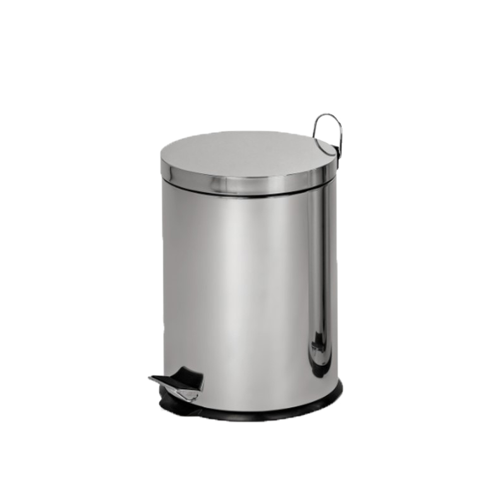 INOX MATTE PEDAL WASTE BIN 5lt