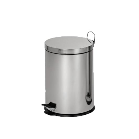 INOX MATTE PEDAL WASTE BIN 5lt