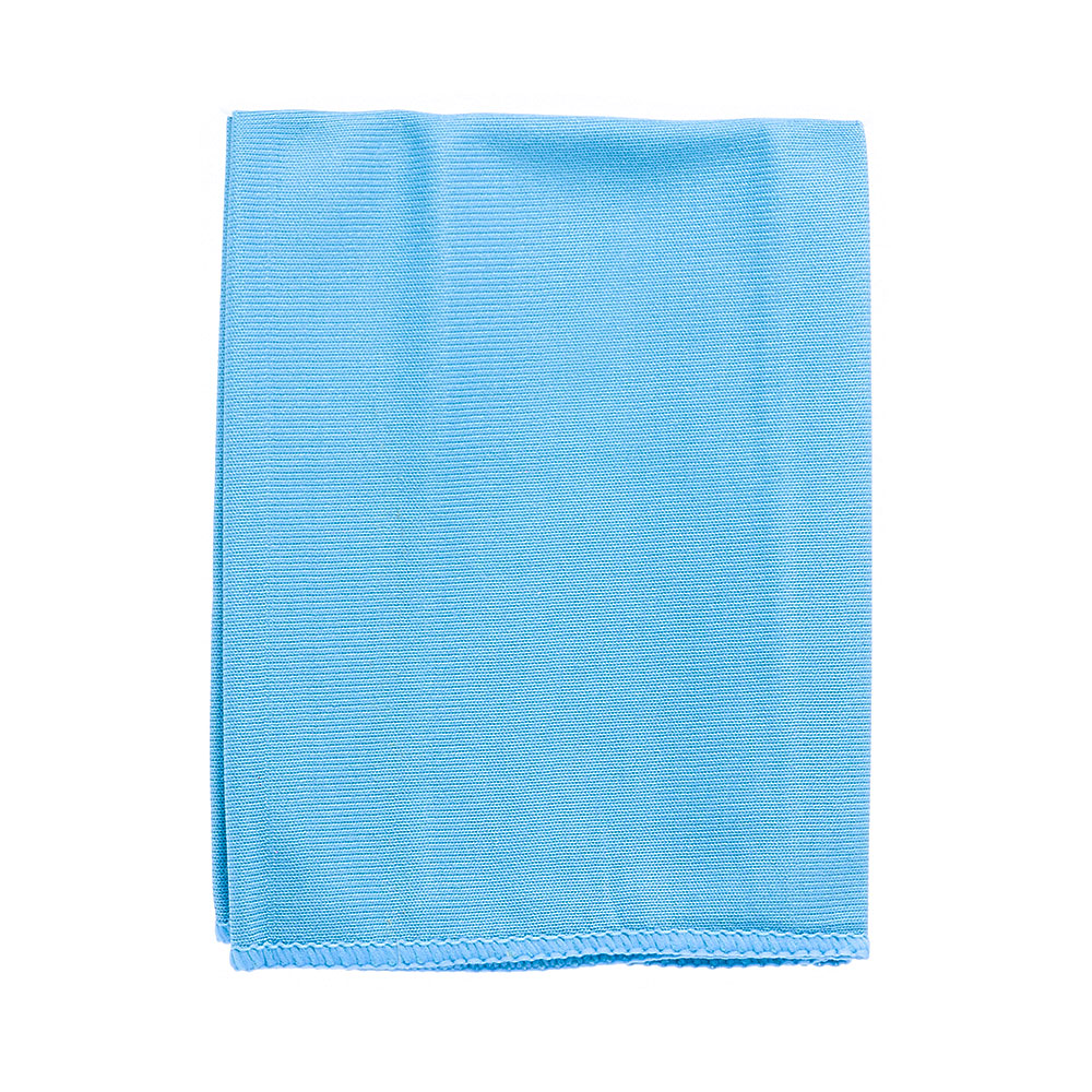 WIPING CLOTH WITH MICROFIBERS GLASS BLUE 40X40cm