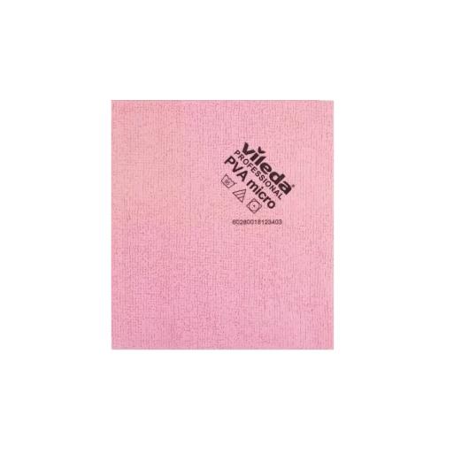 ΠΑΝΙ ΚΑΘΑΡΙΣΜΟΥ ΜΕ ΜΙΚΡΟΪΝΕΣ PVA MICRO 35x38cm ΚΟΚΚΙΝΟ 5TEM VILEDA