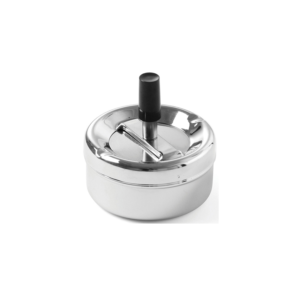 WINDPROF ASHTRAY WITH PUSH BUTTON D90x45mm