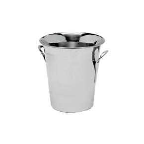 CHAMPAGNE BUCKET 3.5Lt INOX TULIP SHAPED WITH HANDLES D210x210mm