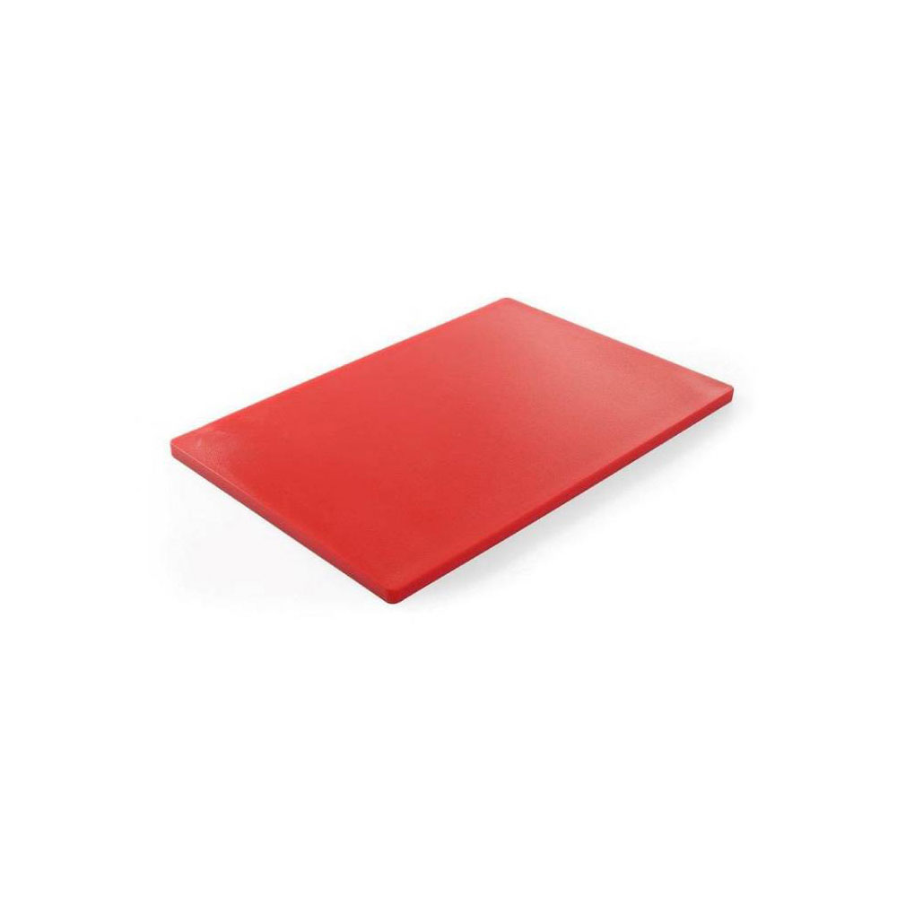 CUTTING BOARD POLYETHYLENE HACCP 45X30X1,3cm RED