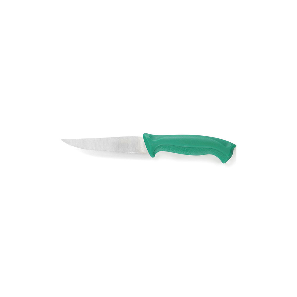 KNIFE GENERAL USAGE INOX 100mm GREEN PP