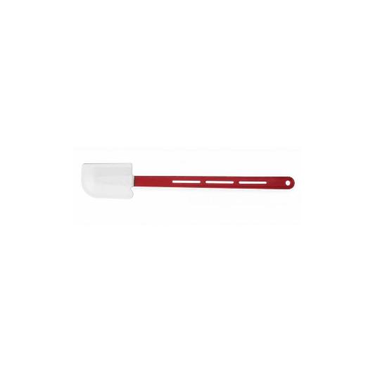 SPATULA SILICONE WHITE WITH ABS HANDLE RED 70x420mm