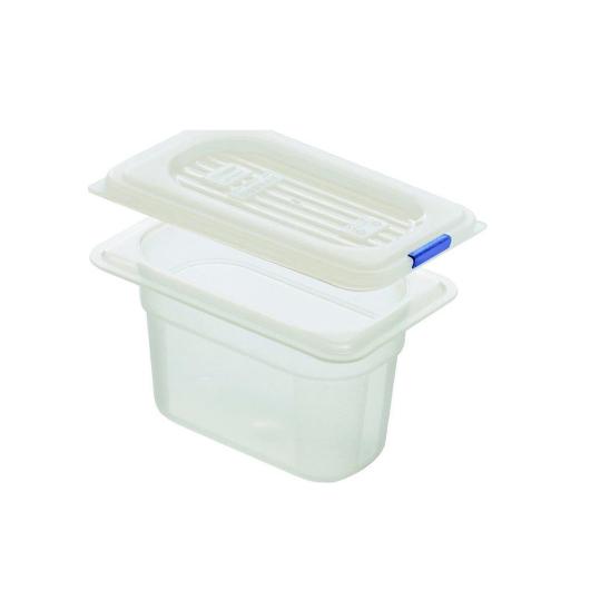 FOOD CONTAINER PP GN1/9 17,6X10,8X10(H)cm