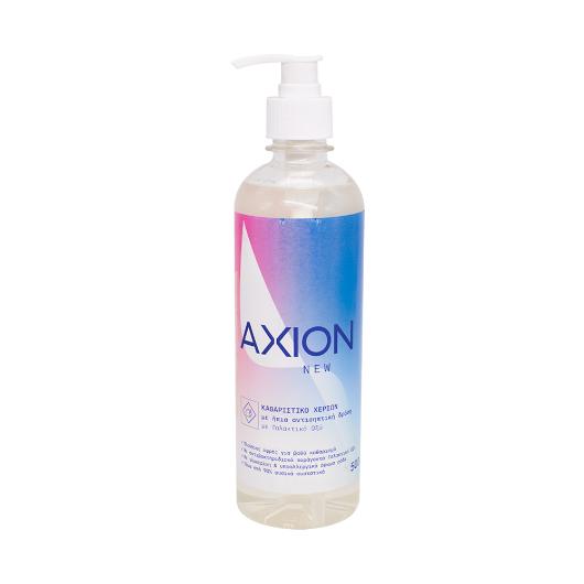 HAND CREAM SOAP IN GEL FORM ΑΧΙΟΝ 500ML WITH MILD ANTISEPTIC ACTION