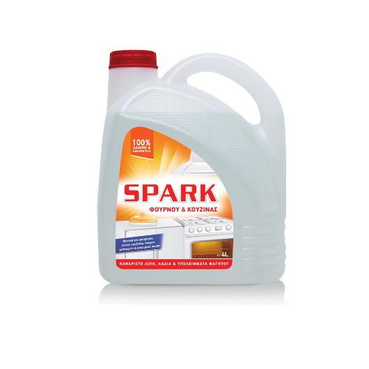 SPARK LIQUID OVEN AND KITCHEN CLEANER 4Lt