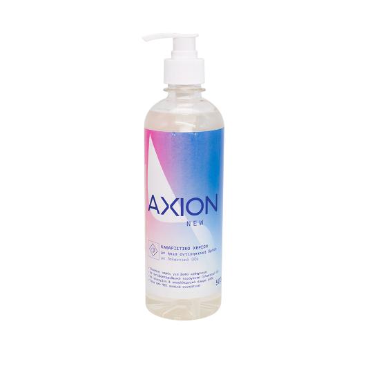 HAND CREAM SOAP IN GEL FORM ΑΧΙΟΝ 500ML WITH MILD ANTISEPTIC ACTION