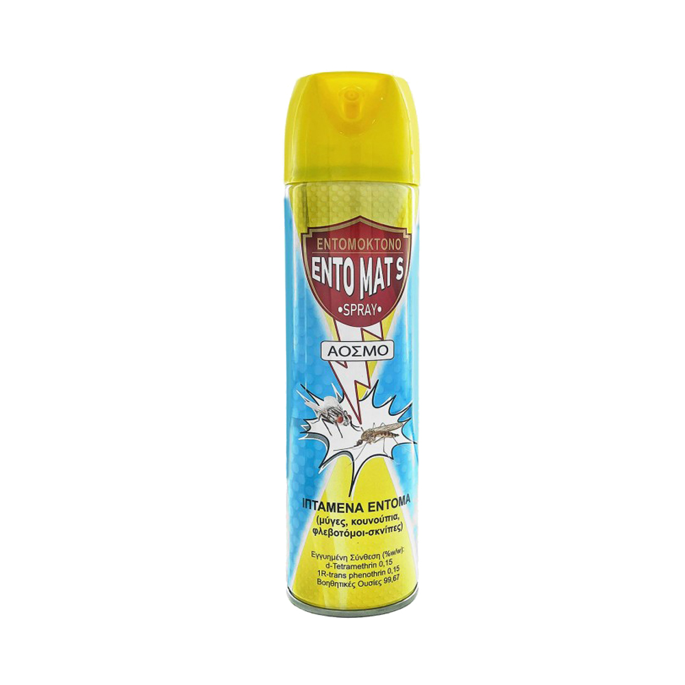 ΕΝΤΟΜΟΚΤΟΝΟ SPRAY ΑΟΣΜΟ 300ml ENTO MAT