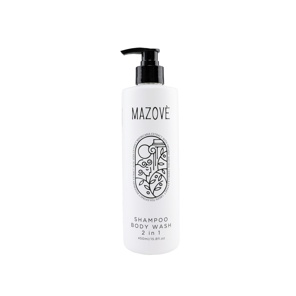 AMENITIES ΣΑΜΠΟΥΑΝ-ΑΦΡΟΛΟΥΤΡΟ 2 ΣΕ 1 MAZOVE 450ml