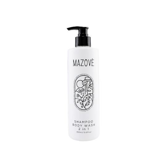 AMENITIES ΣΑΜΠΟΥΑΝ-ΑΦΡΟΛΟΥΤΡΟ 2 ΣΕ 1 MAZOVE 450ml