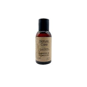 AMENITIES SHOWER GEL-SHAMPOO NATURE CARE - VEGAN 35ml 100pcs