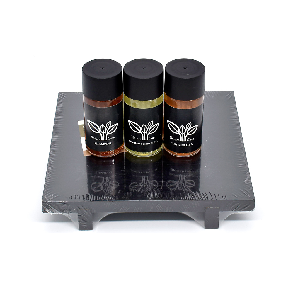 ΒΑΣΗ AMENITIES BAMBOO ΣΕ ΜΑΥΡΟ ΧΡΩΜΑ ΤΕΤΡΑΓΩΝΗ 15x15x2,5cm
