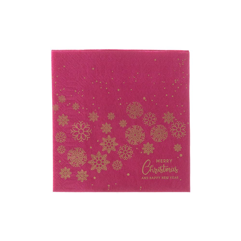 ΧΑΡΤΟΠΕΤΣΕΤΑ ΠΟΛΥΤΕΛΕΙΑΣ 33Χ33 ΜΠΟΡΝΤΩ ΜΕ ΣΧΕΔΙΟ ΧΡΥΣΕΣ ΝΙΦΑΔΕΣ 85ΤΕΜ