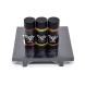 AMENITIES SQUARE STAND BAMBOO IN BLACK COLOR 15x15x2,5cm-2