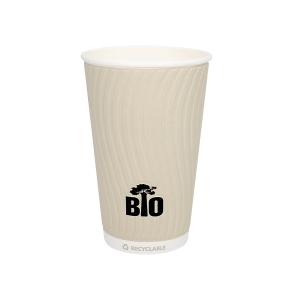BIODEGRADABLE CUP 16oz GREY TREE 25pcs DOUBLE WALL
