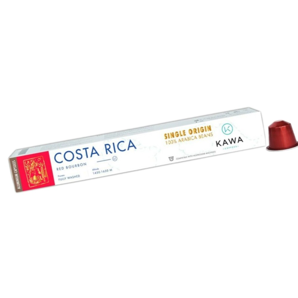 KAWA COMPATIBLE CAPSULES WITH NESPRESSO COSTA RICA RED BOURBON 10pcs