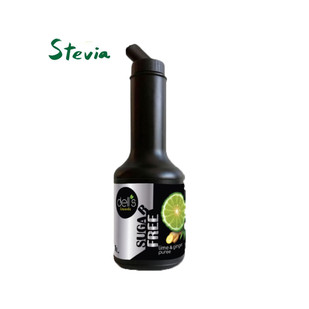 ΣΠΙΤΙΚΟ ΑΝΑΨΥΚΤΙΚΟ LIME & GINGER ΜΕ ΣΤΕΒΙΑ DELL'S 1Lt