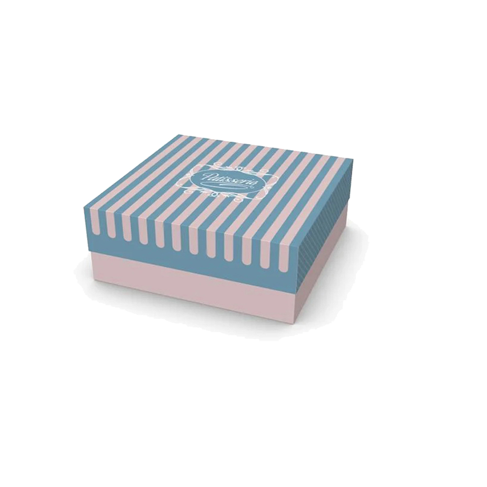 PASTRY BOX K10 "PATISSERIE" WITH ALUMINUM COATING 17x17x10cm 10Kg (~158pcs)
