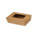 ΚΟΥΤΙ KRAFT ΦΑΓΗΤΟΥ ΜΕ PET ΦΙΛΜ ΠΑΡΑΘΥΡΟ 18,8x13x6cm (1600ml) 50ΤΕΜ