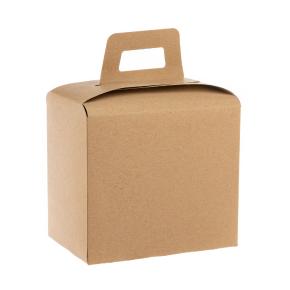 ΧΑΡΤΙΝΟ ΚΟΥΤΙ ΦΑΓΗΤΟΥ ΣΕ ΧΡΩΜΑ KRAFT  18X12X17cm 25ΤΕΜ
