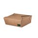 KOYTI ΦΑΓΗΤΟΥ KRAFT DELI #5 ΚΑΦΕ (1000ml) 15x12x5cm 50ΤΕΜ