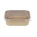 KRAFT RECTANGULAR BOX 750ml (17.3Χ12.3Χ5.7cm) 50pcs