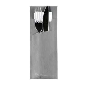 SLIM GREY PAPER FOLDER FOR KNIFE WITH WHITE PAPER 500pcs