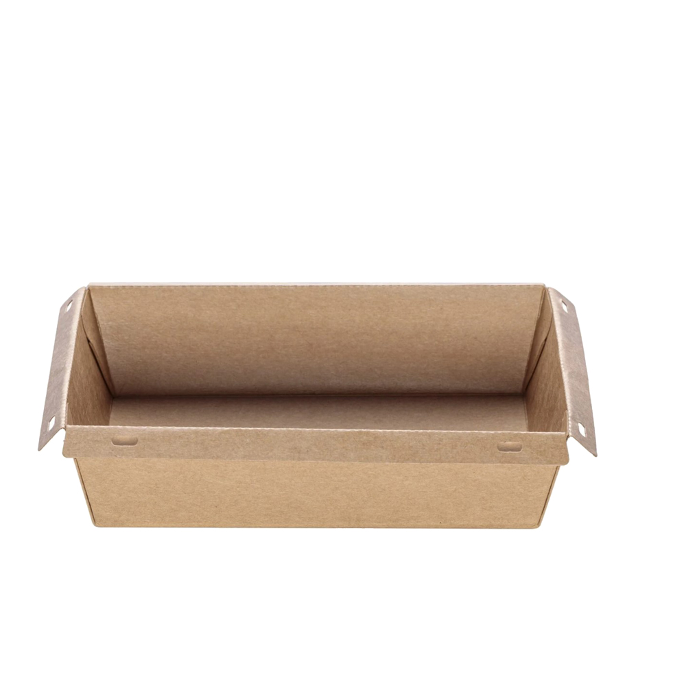 ΚΟΥΤΙ ΓΙΑ ΤΡΟΦΙΜΑ KRAFT ΠΑΡΑΛΛΗΛΟΓΡΑΜΜΟ (700ml) 17x13x5,5cm ΚΑΦΕ ΜΕ ΔΙΑΦΑΝΟ ΚΑΠΑΚΙ ΑΣΦΑΛΕΙΑΣ 25ΤΕΜ