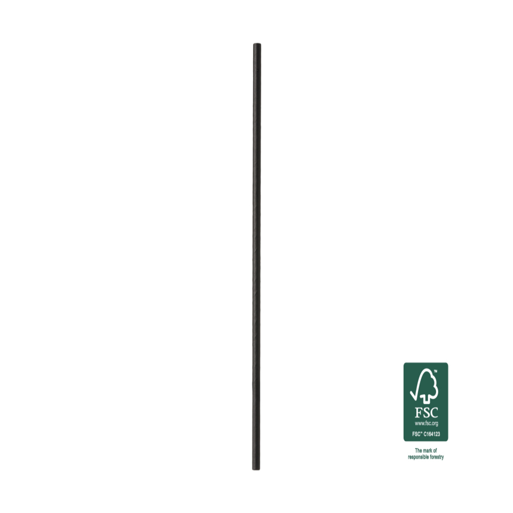 ΚΑΛΑΜΑΚΙΑ ΧΑΡΤΙΝΑ BIO ΙΣΙΑ ΜΑΥΡA Φ4,2x170mm 500ΤΕΜ