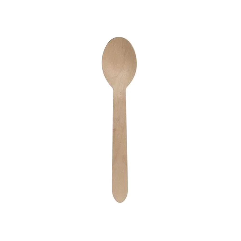 WOODEN SPOON BIO 16cm 100pcs
