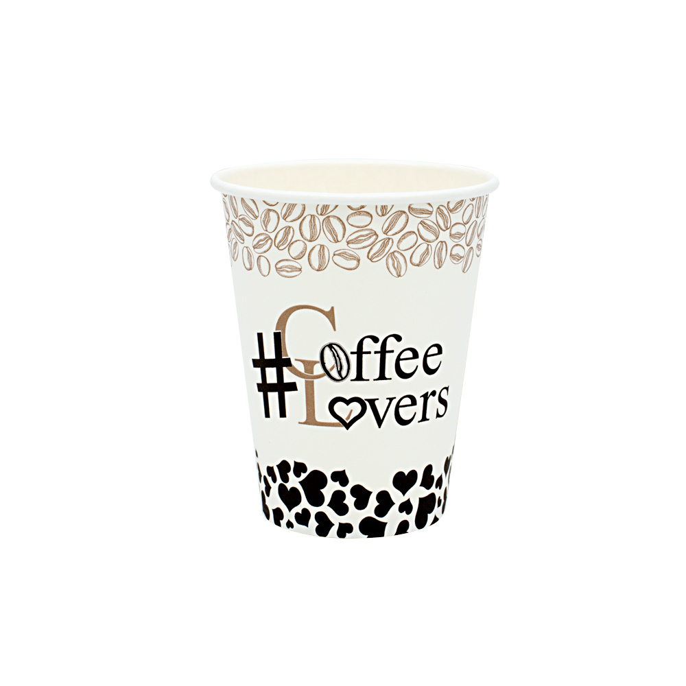 ΠΟΤΗΡΙ ΧΑΡΤΙΝΟ 14oz ''COFFEE LOVERS'' 50ΤΕΜ ΜΟΝΟΤΟΙΧΟ