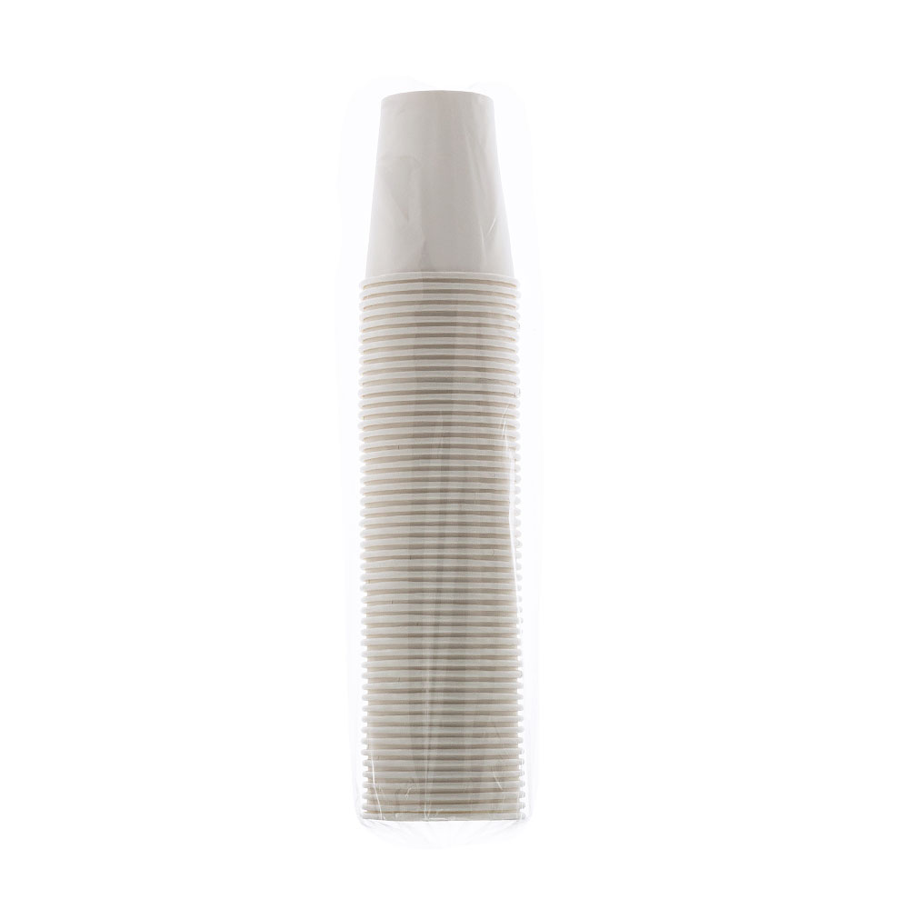 PAPER CUP 8oz WHITE COLOR 50pcs SINGLE WALL