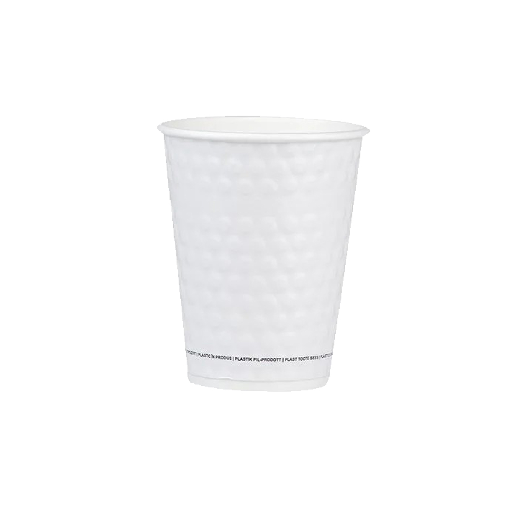 ΠΟΤΗΡΙ ΧΑΡΤΙΝΟ ''BUBBLE'' ΛΕΥΚΟ 14oz (DW) 25ΤΕΜ