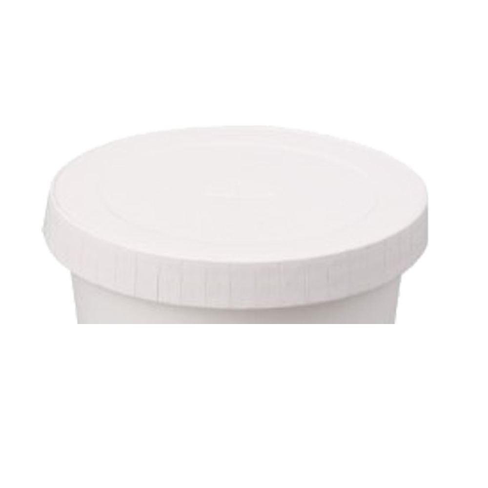 ΚΑΠΑΚΙ FLAT ΜΕ ΤΡΥΠΑ 90mm ΧΑΡΤΙΝΟ ΛΕΥΚΟ ΓΙΑ ΠΟΤΗΡΙ ΧΑΡΤΙΝΟ 14oz - 16oz 50ΤΕΜ
