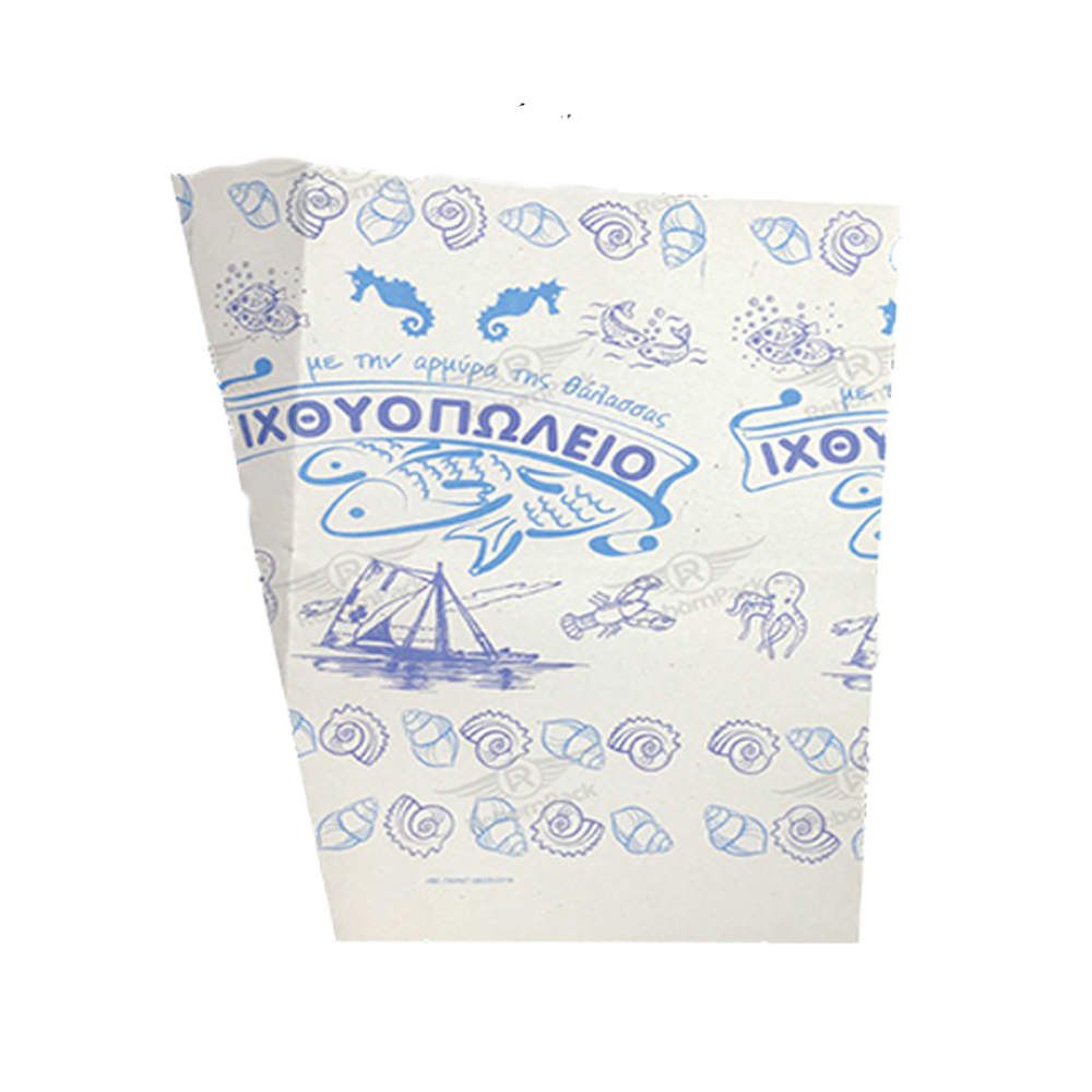 ΧΑΡΤΙ ΙΧΘΥΟΠΩΛΕΙΟΥ ΜΑΤ (ΧΩΝΙ) ΜΕ ΝΑΙΛΟΝ 45x60cm 20Kg (~360τμχ)