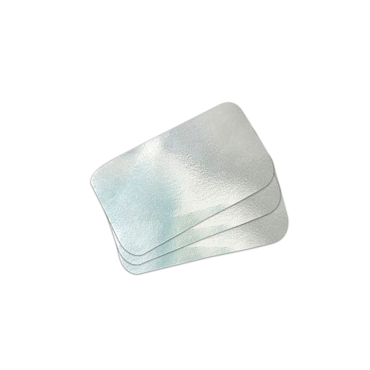 PAPER LID WITH METAL COATING 20.2x13.7cm 100pcs (162/R1-62L)